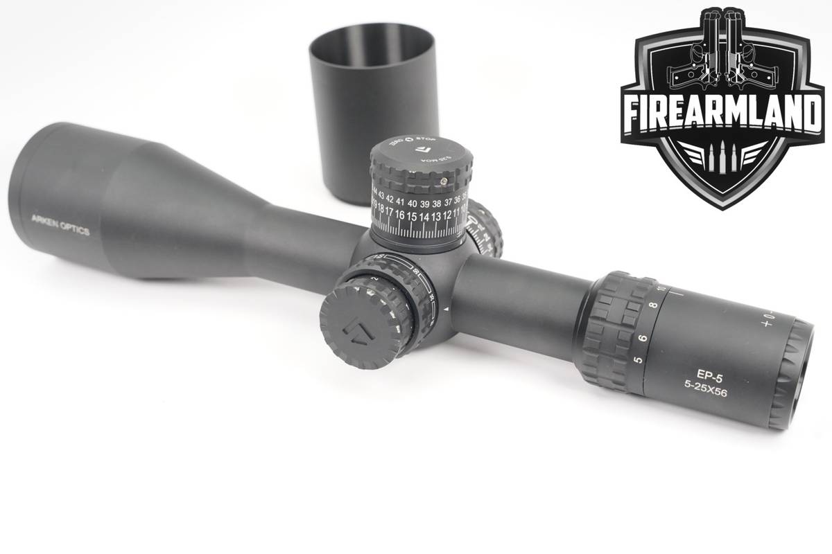 ARKEN Optics EP-5 25x56 34mm Tube Size Illuminated FFP VPR MOA EP5 Scope