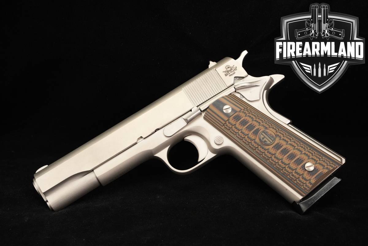 Rock Island Armory RIA M1911 A1 GI Standard FS Nickel Series 70 45 ACP 1911