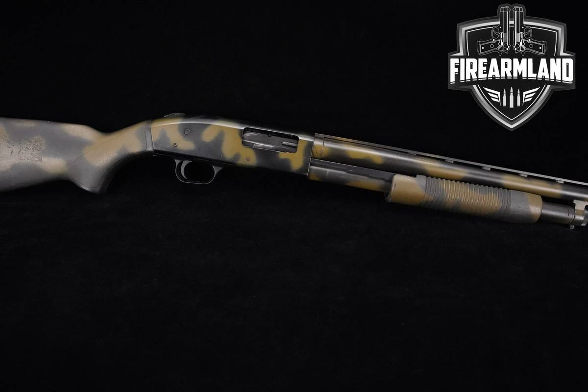 Mossberg Model 500A 12-Gauge 20" BBL Swamp Rattlecan Mossberg 500A VENT RIB