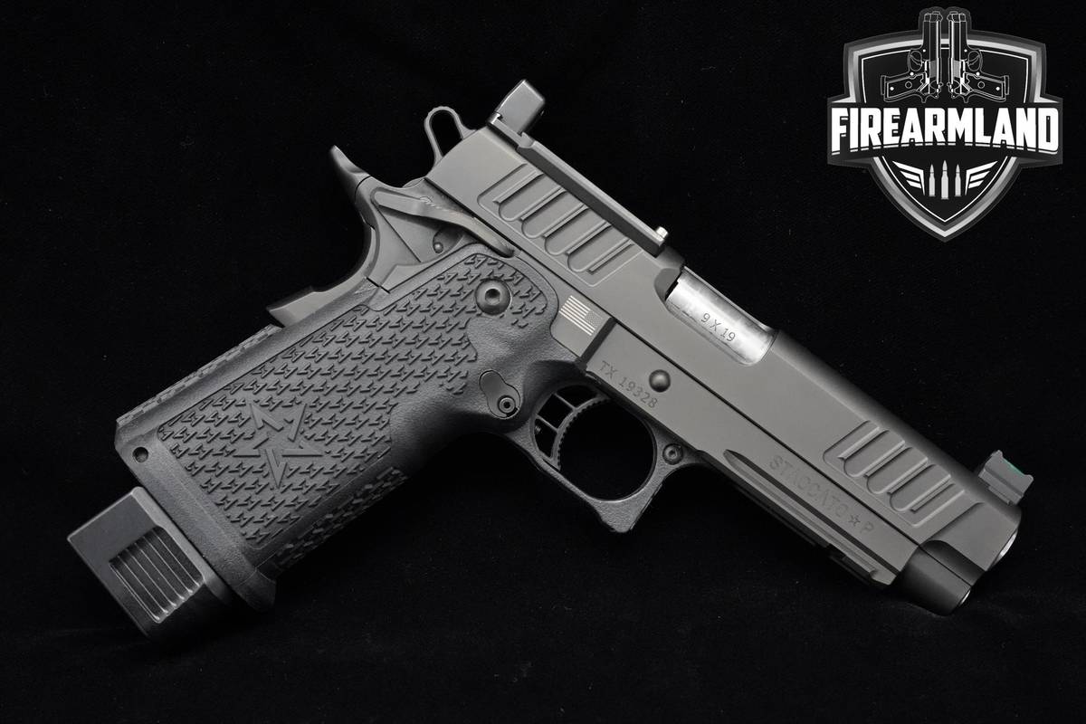 Staccato (STI) Model P Optic-Ready 9mm 2011 4.5"Staccato P 2011 +ORIG CASE