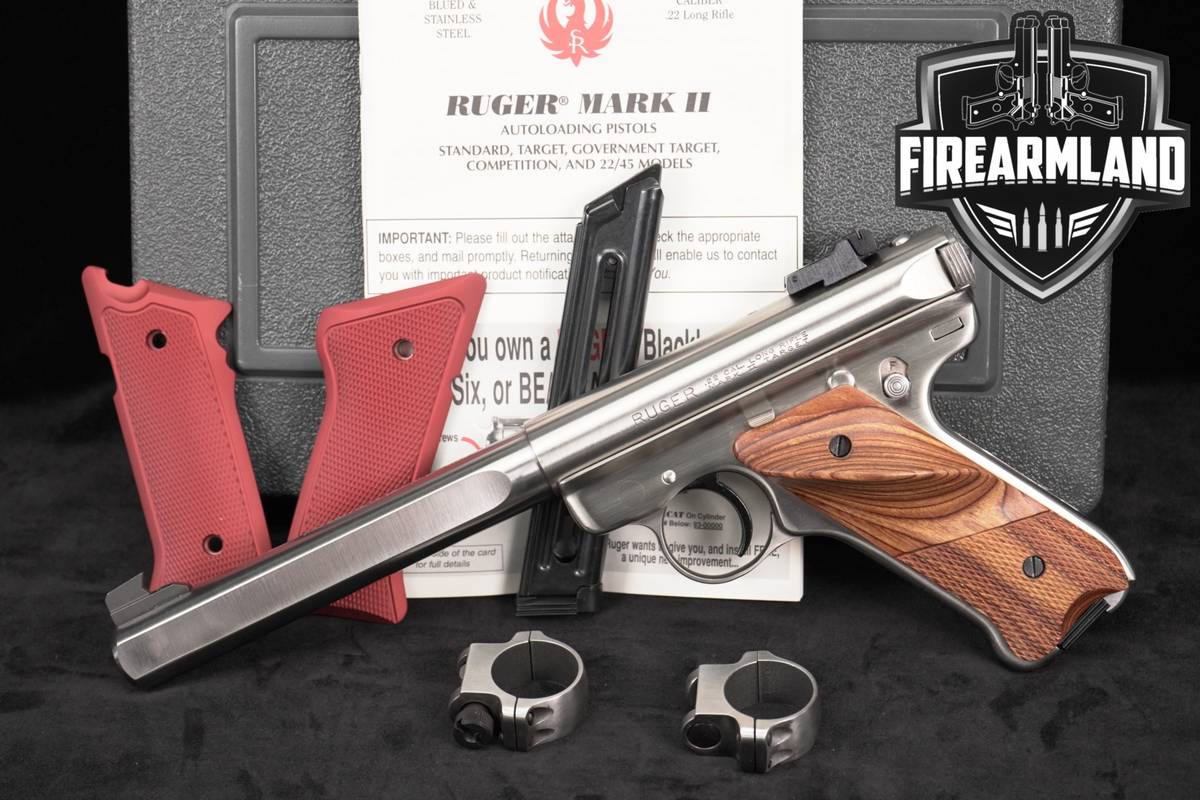2000 Ruger Mark II Competition Target Model 22LR OR MK2 MK 2 +ORIG BOX