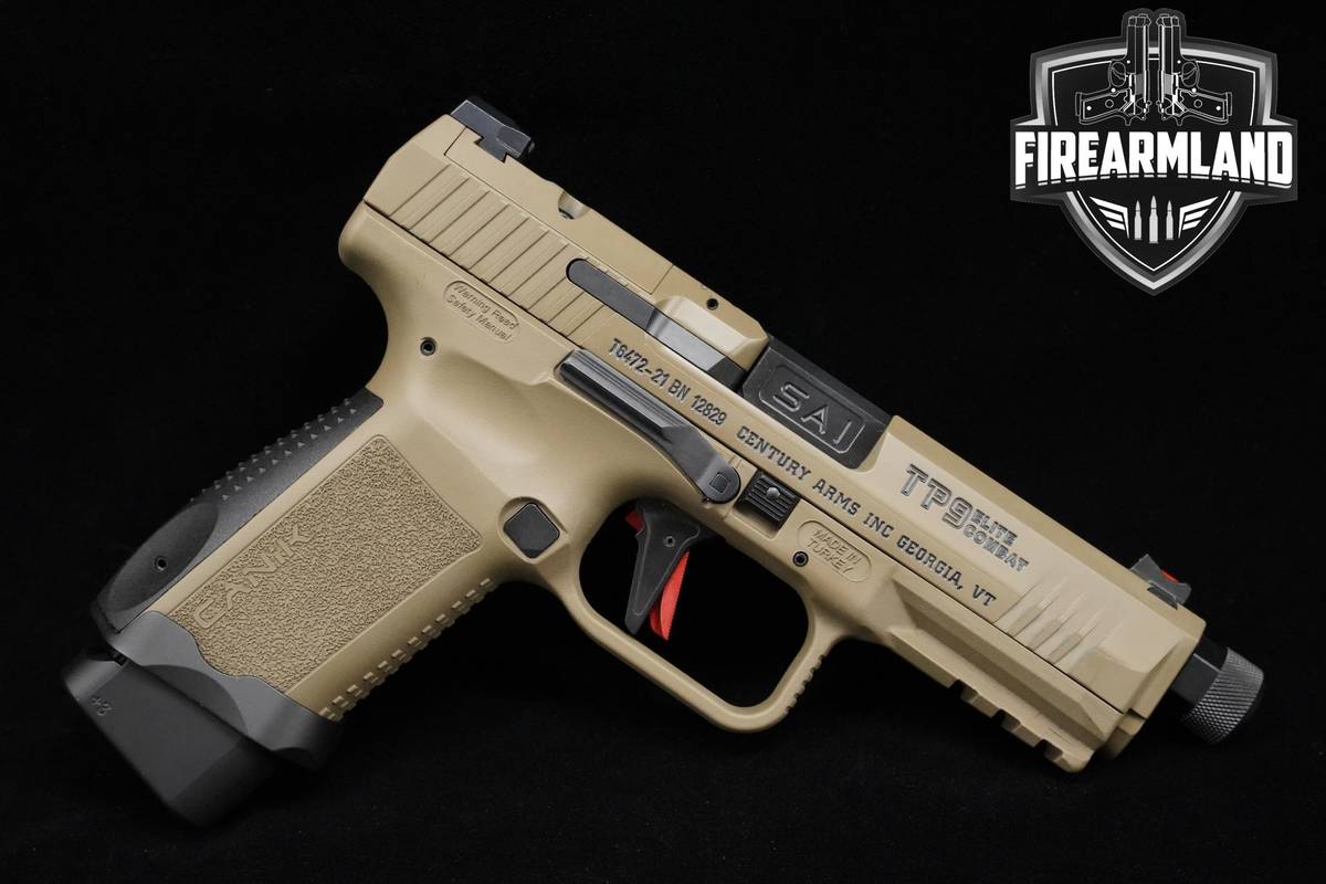 Canik TP9 Elite Combat 9mm FDE Canik TP9-Elite-Combat TP9 +2 MAGS & HOLSTER