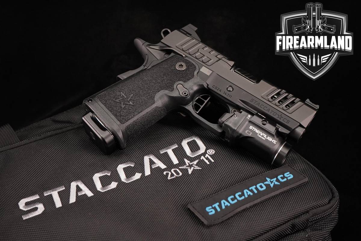 Staccato STI CS Optic-Ready 9mm 1911 3.5" 2011 +STREAMLIGHT TLR-7X
