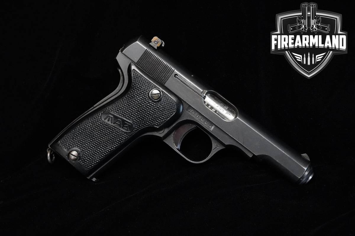1945-1958 MAB Model D Type II 32 Auto (765 Browning) 3.98" Blued MAB D