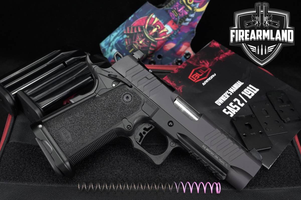 BUL Armory EDC PRO Compact SAS II 9mm 2011 4.25" 2 Pistol +3 MAGS & OG BOX