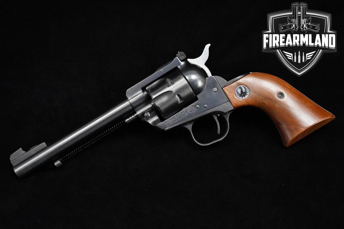 CONVERTIBLE 1957 Ruger Single-Six 22 LR-Magnum 5.5" Blued Ruger-Single-Six