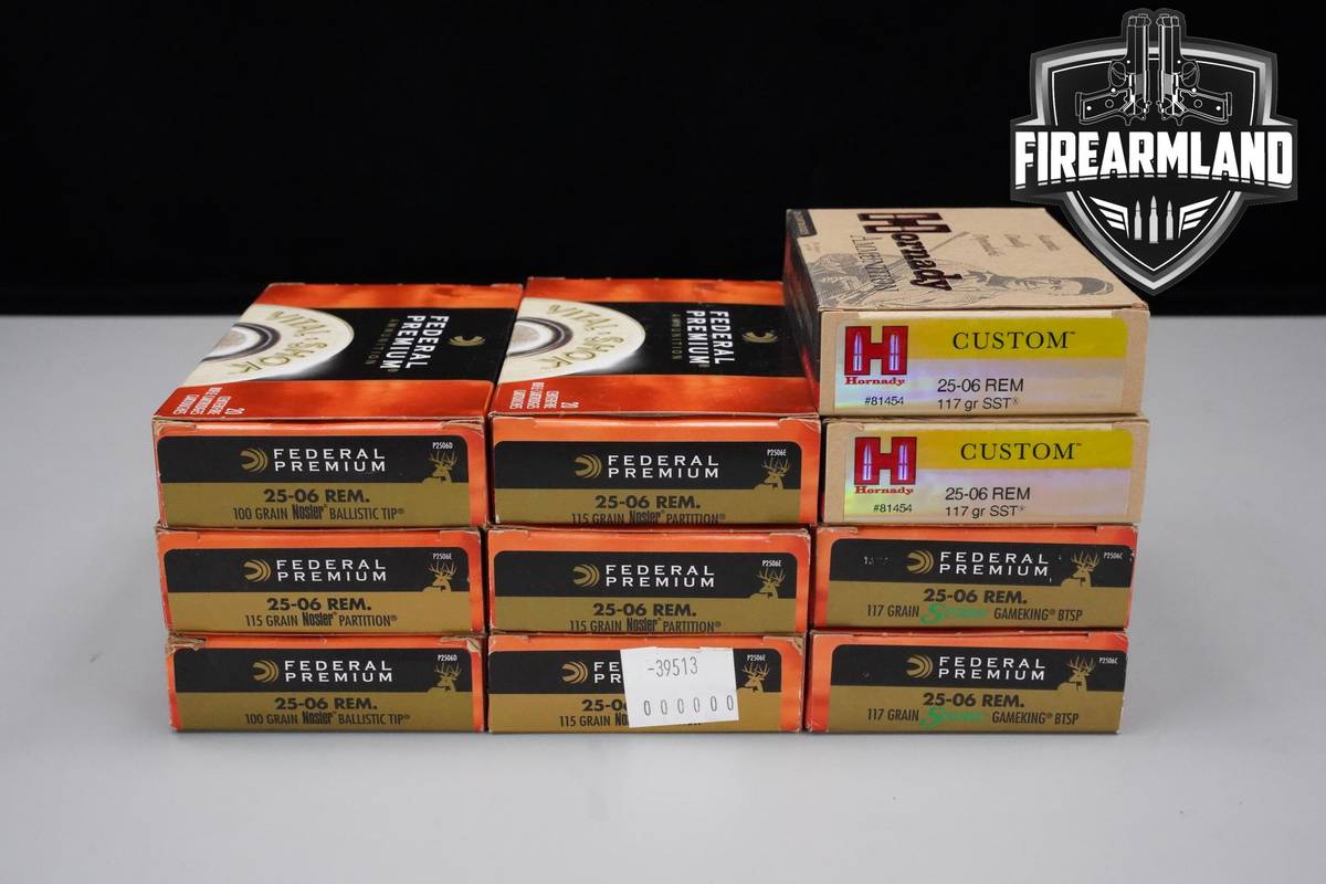 25-06 Rem Ammo 25-06-Rem Ammunition 200 ROUNDS