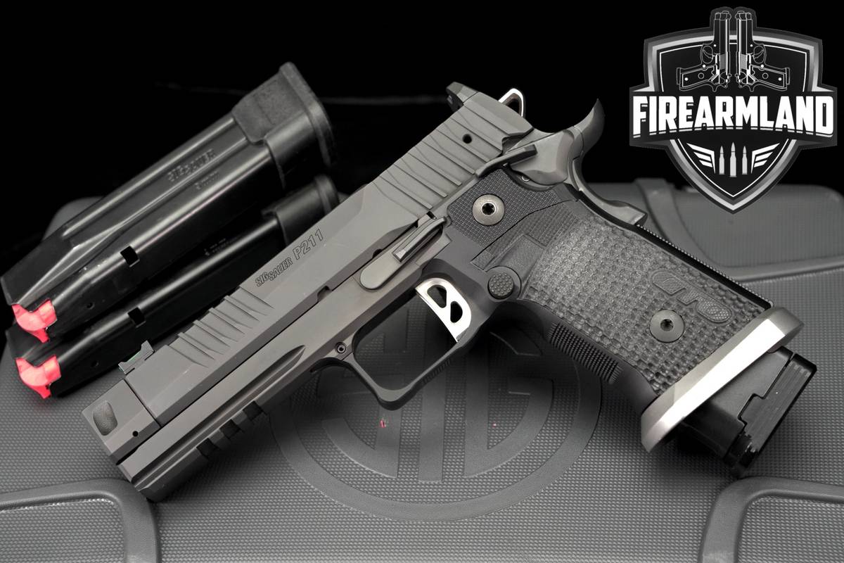 Sig Sauer P211 GTO 9mm 1911 Nitron MACH3D COMP +3 MAGS & ORIG CASE