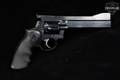 Bill Davis Smith & Wesson Model 10-7 PPC; Aristocrat Tri-Set Rib; Eversull Heavy Barrel .38 Spl. Blued in Very Good Condition Image 4