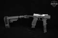 Sig Sauer P250 Subcompact; Strike Industries SMC chassis; folding brace 9mm Luger Stainless in Good Condition Image 5