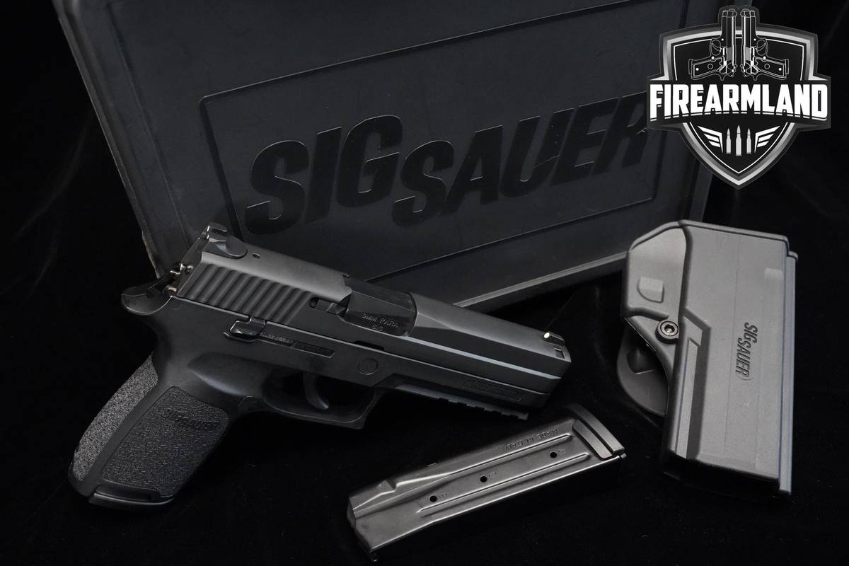 Sig Sauer P250 Full Size 9mm 4.7" Sig-Sauer P250 P-250 +ORIG CASE & HOLSTER