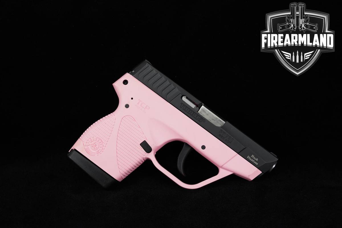 Taurus PT738 TCP 380 ACP 2.84 PT-738 Two-Tone Black & Pink +HOLSTER