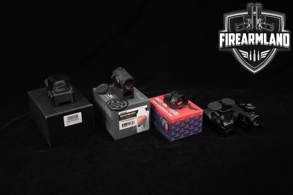 Five Red Dot Sight Lot 5 Pack Sig Sauer UTG Cyelee CVLife MidTen RDS