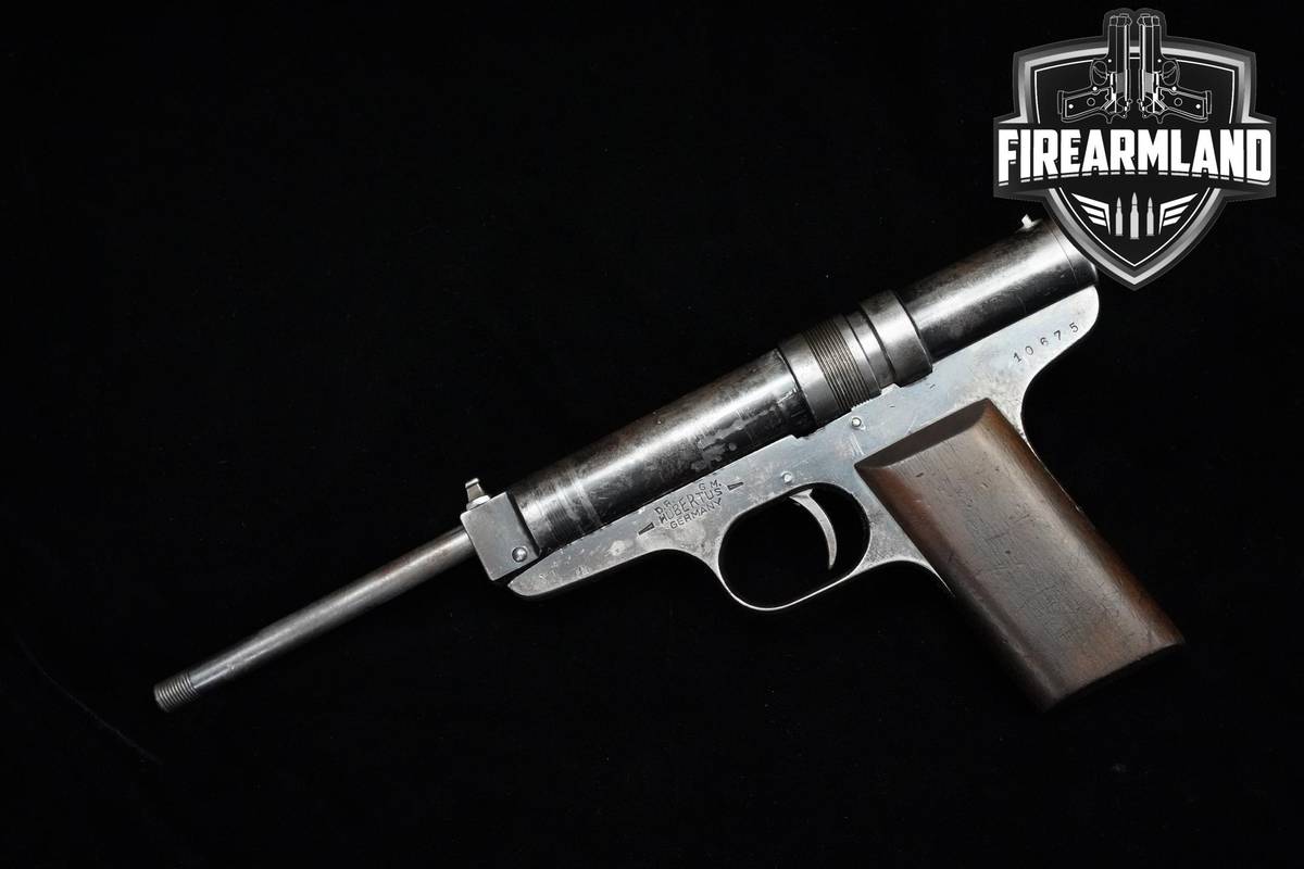 1925-1935 Hubertus Air Pistol 177 5" Blued Hubertus