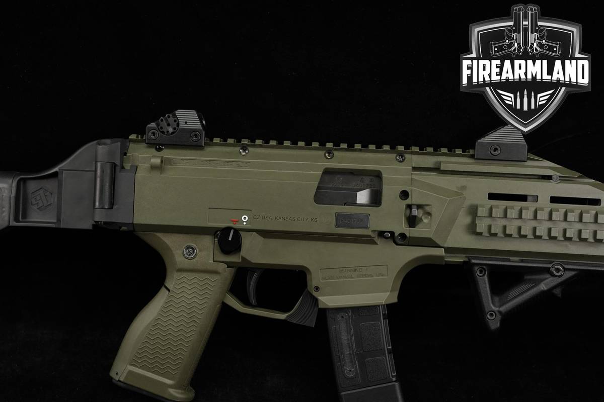 CZ Scorpion EVO 3 S1 Pistol 9mm 7.72" EVO3 OD Green +2 MAGS