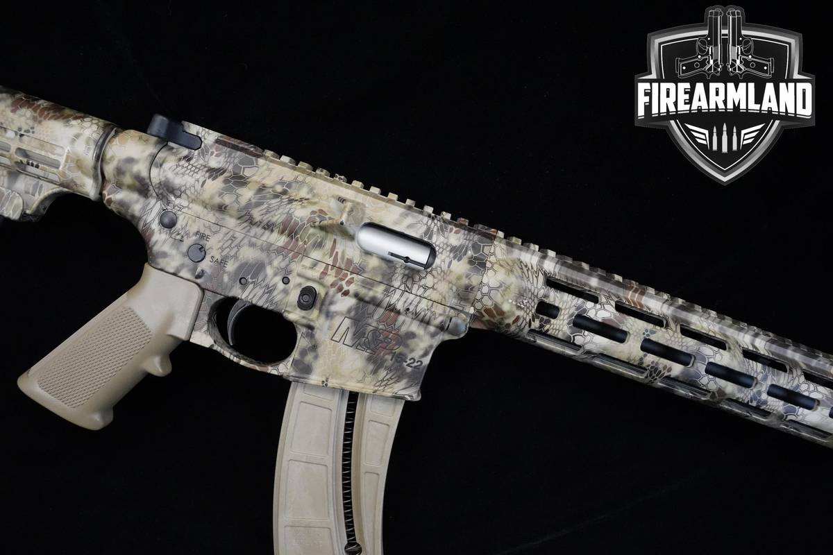 Smith & Wesson (S&W) M&P15-22 Sport KRYPTEK 22LR 16.5" S&W-M&P15-22 +4 MAGS