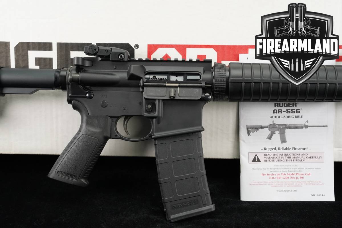 Ruger AR556 5.56 NATO AR15 AR-15 556 16.10" Threaded +ORIG BOX