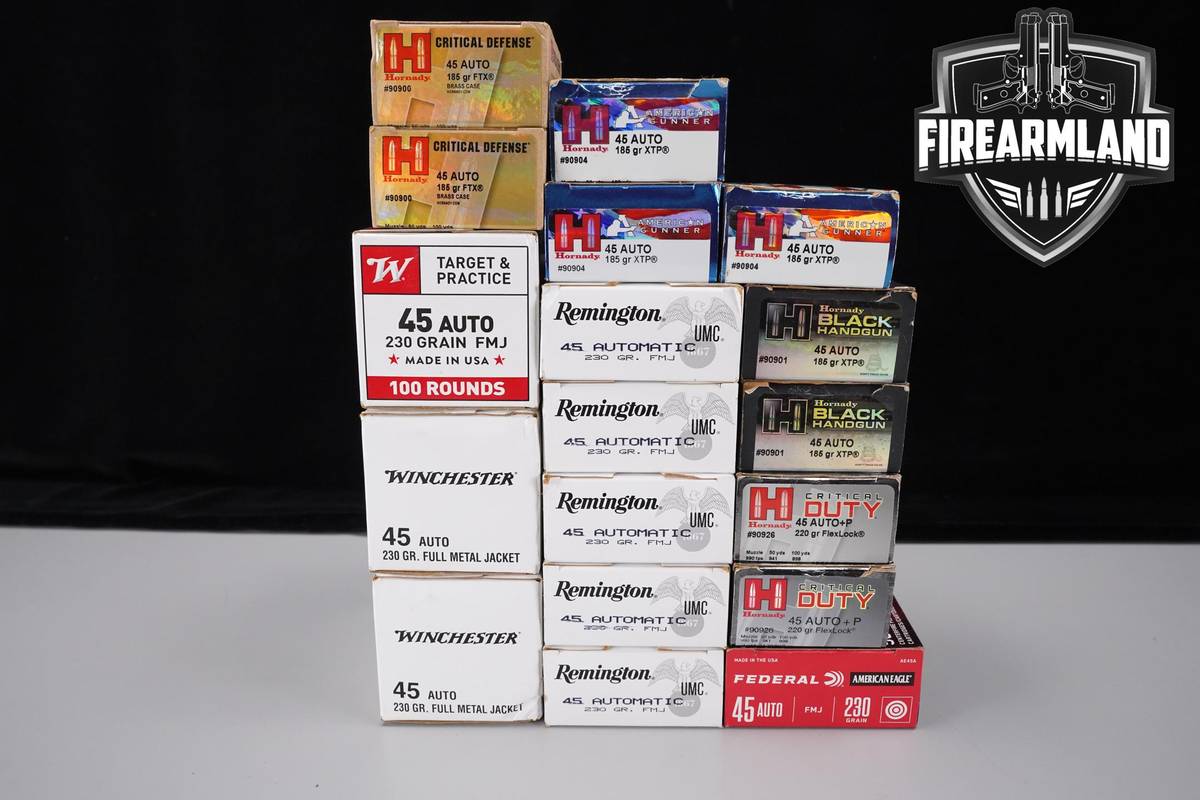 780 RDS! 45 ACP Ammo 45ACP