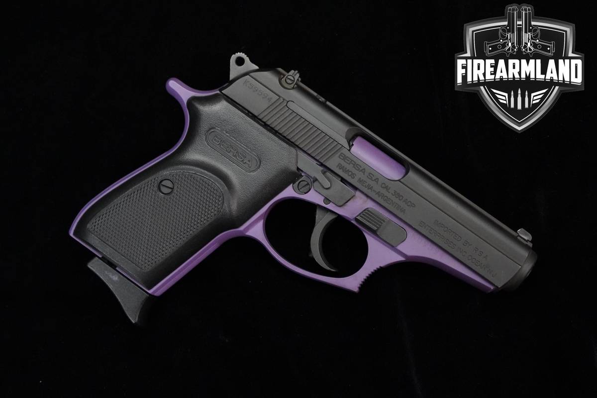 Bersa Thunder 380 Purple 380 ACP 3.54" Two-Tone Bersa +ORIG CASE