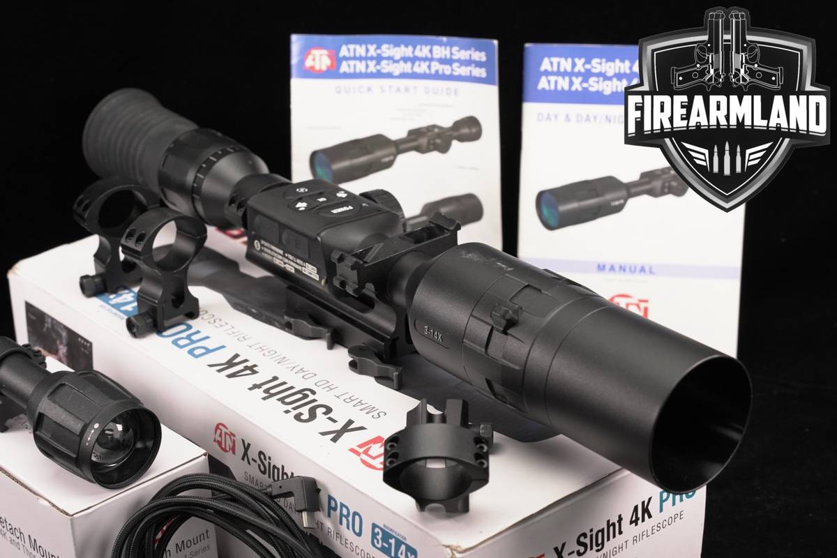 ATN Corp X-Sight 4K Pro 3-14x Digital Day Night Vision 30mm Scope XSight