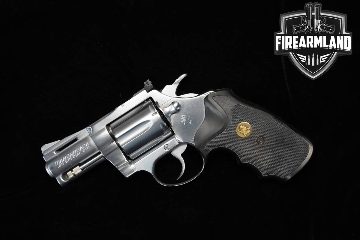 1975 Colt Diamondback Stainless 38 Special Colt-Diamondback VENT RIB DA/SA