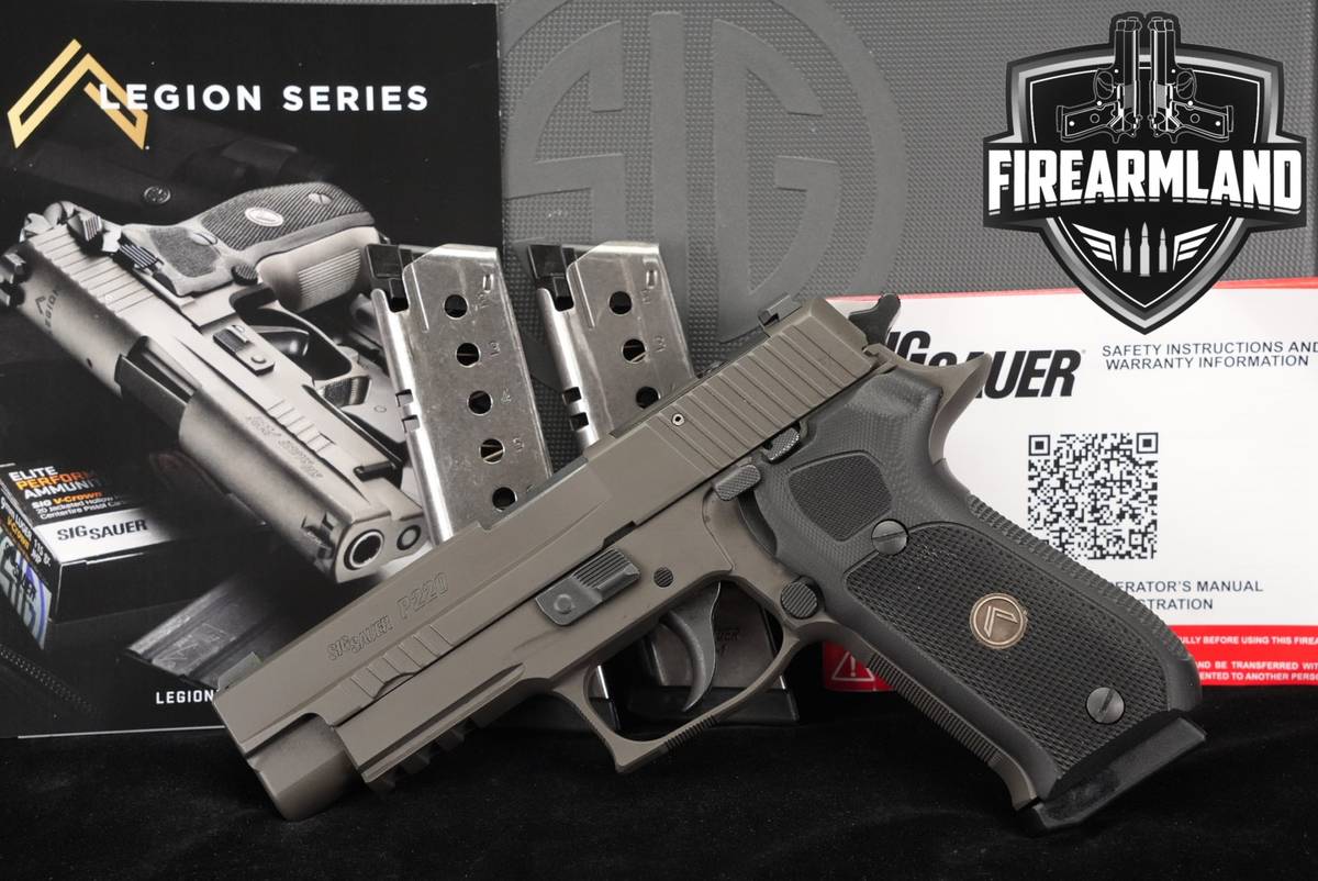 Sig Sauer P220 Legion R2 45 ACP Optics-Ready 4.4 P 220 +3 MAGS & ORIG CASE