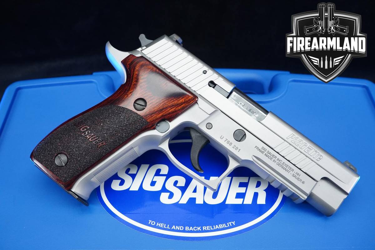 Sig Sauer P226 Elite Stainless 40 S&W 4.4" German P-226 SRT +ORIG CASE