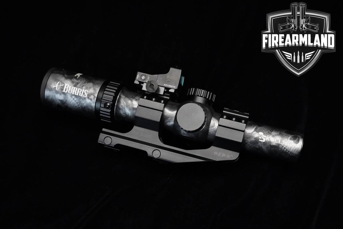 Burris SKULLTAC 1-4x24 Ballistic CQ 5.56 Reticle Burris SCOPE AND RED DOT