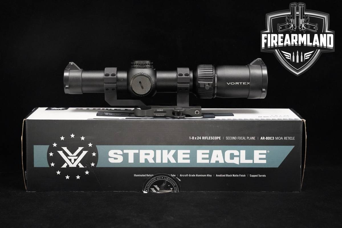 Vortex Optics Strike Eagle 1-8x24 AR-BDC 3 MOA Reticle Strike-Eagle OPTIC