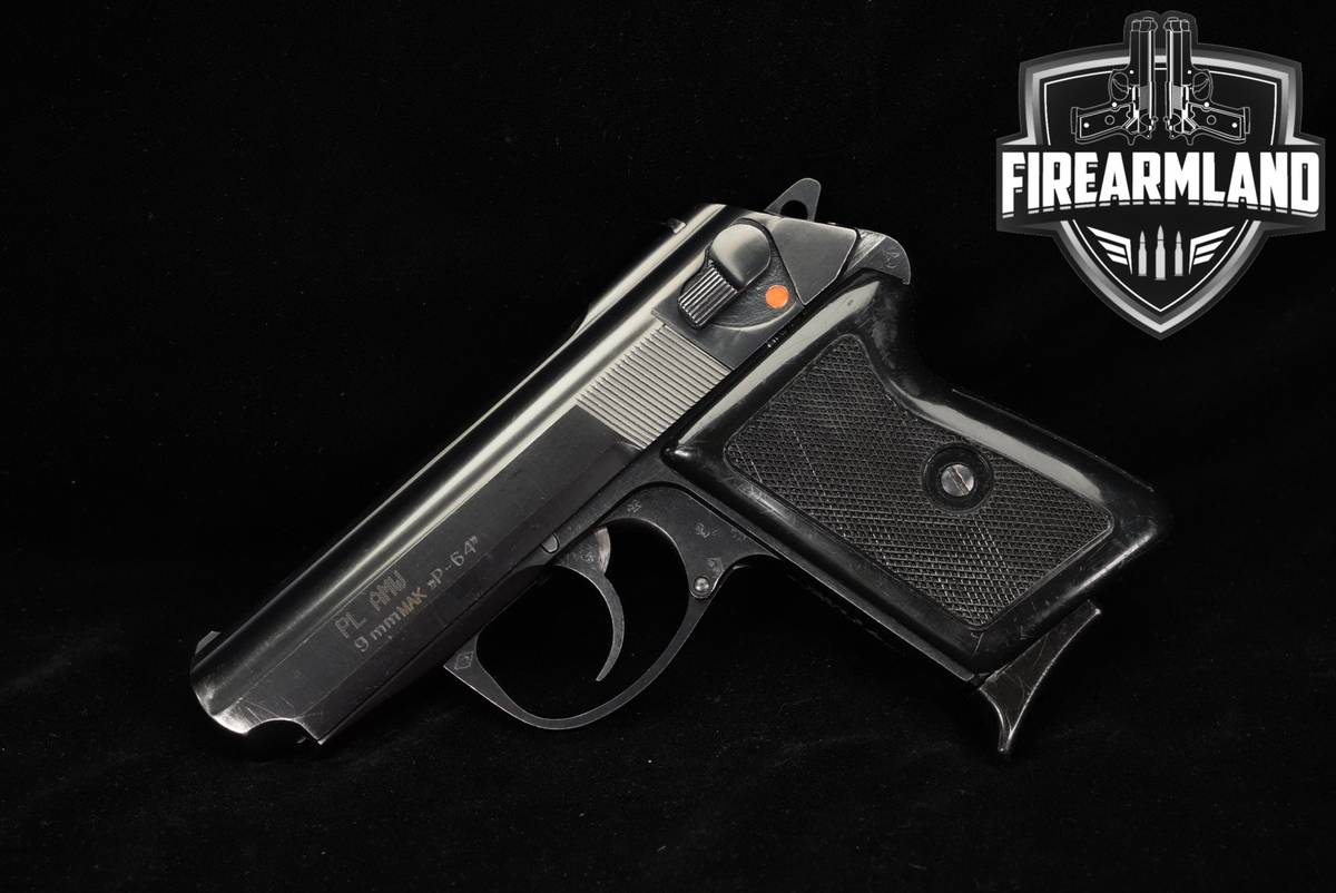 1968 Radom P-64 9x18mm Makarov 3.3" Blued DA/SA P64