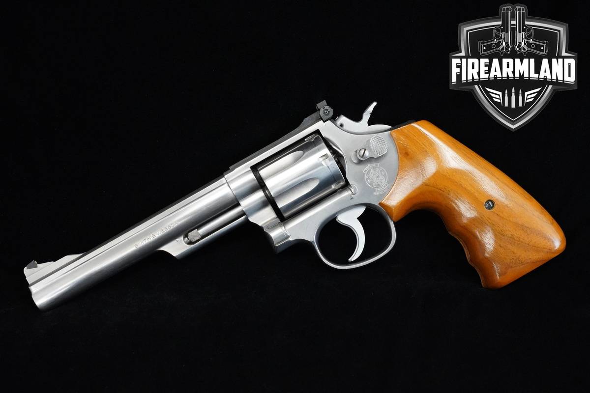 Smith & Wesson (S&W) Model 66-2 357 Magnum 6" Stainless Steel S&W 66-2