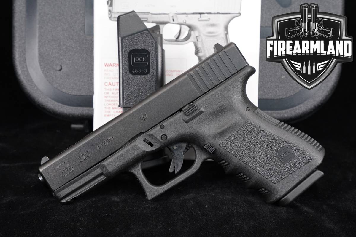 Glock 32C Gen3 357 SIG G32C G32 COMPENSATED +2 MAGS, ORIG CASE