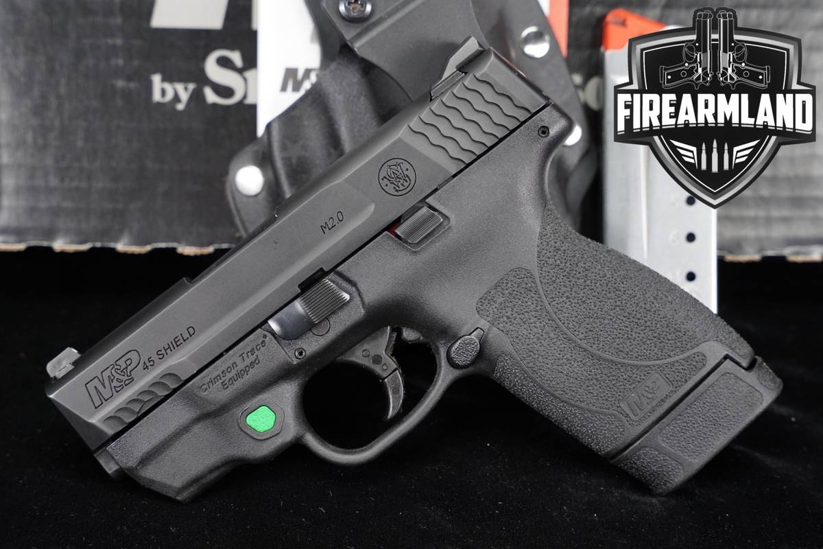 Smith & Wesson S&W M&P 45 Shield M2.0 NTF Integral Green Laser Pistol