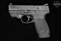 Smith & Wesson (S&W) M&P 45 Shield M2.0, No Thumb Safety, Crimson Trace Green Laser .45 ACP Black in Good Condition Image 3