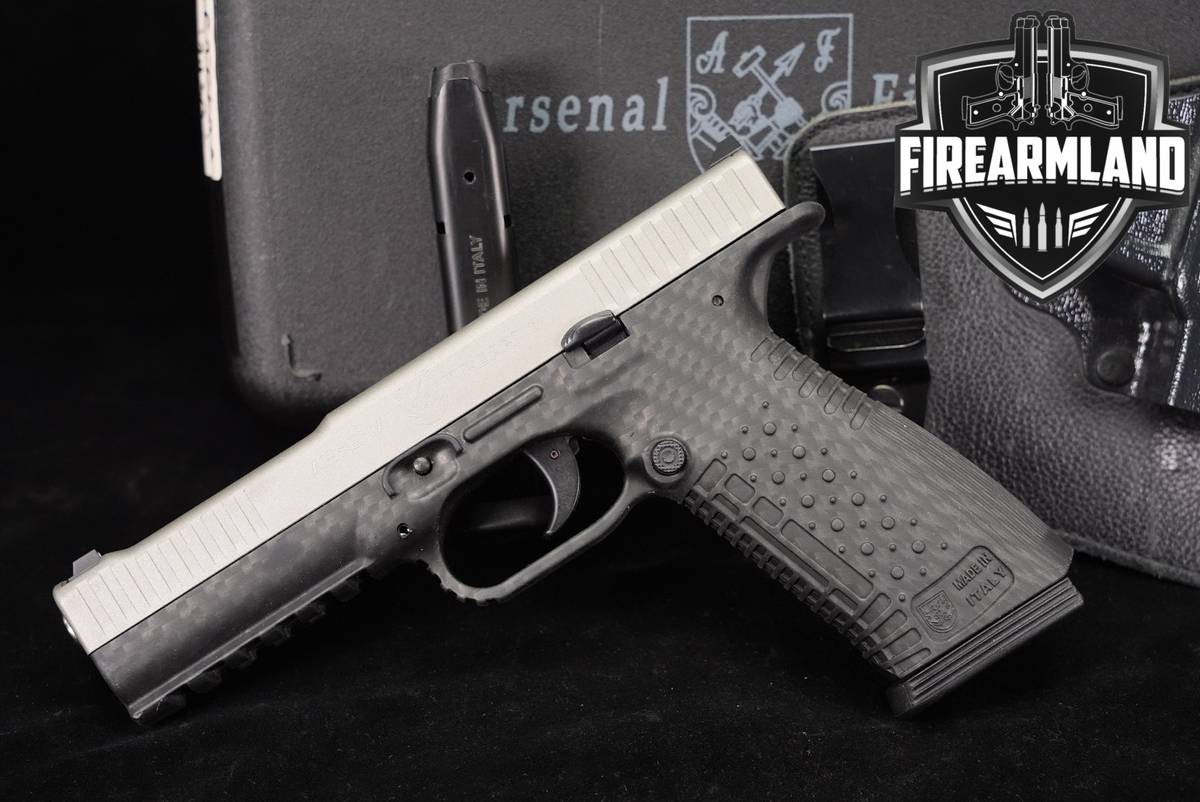 Arsenal Firearms Strike One 9mm 5" AF ITALY +2 MAGS, ORIG CASE, HOLSTER