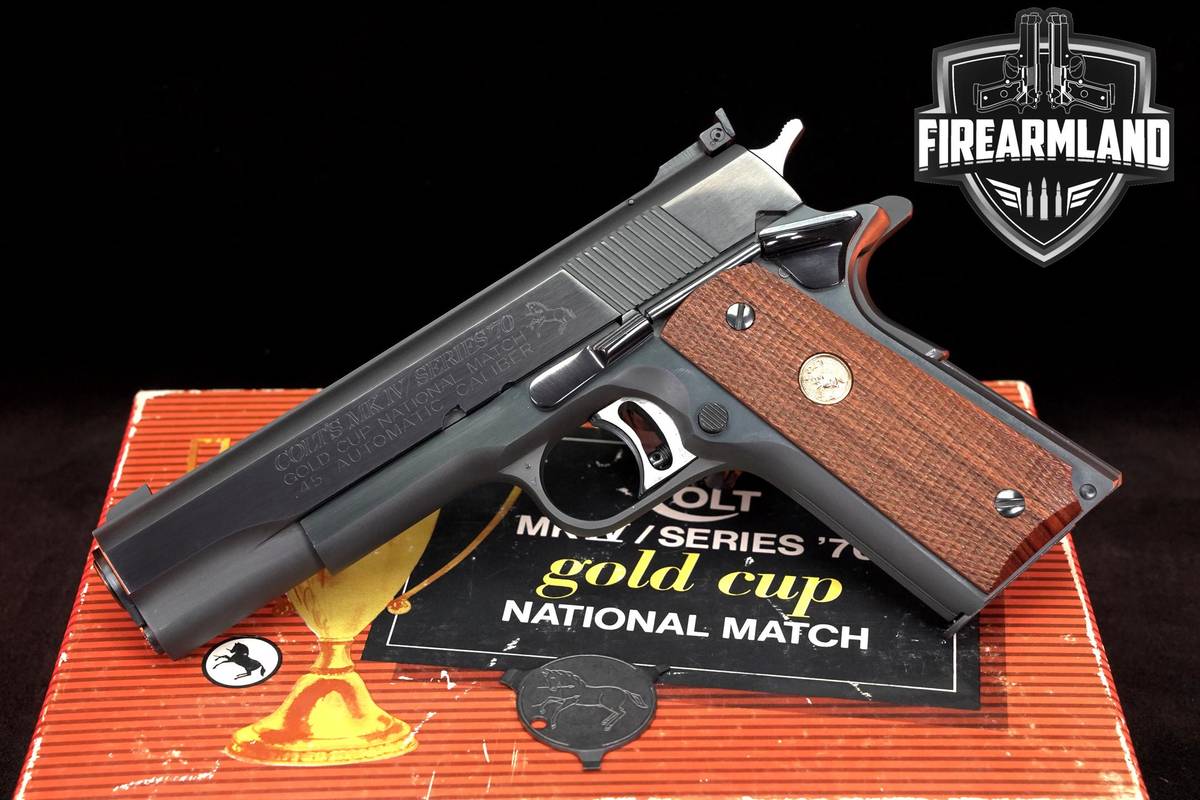 VINTAGE 1973 Colt Gold Cup National Match MK IV Series 70 45 ACP 1911 5"