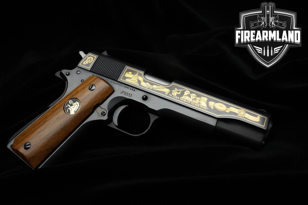 1989 Colt 1911 Government Model JOE FOSS COMMEMORATIVE 45 ACP 5" Colt 1911