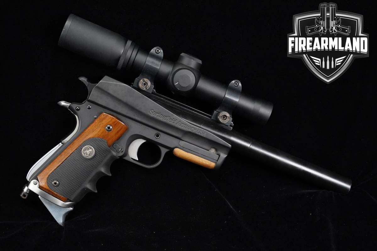 DISCONTINUED Caspian Arms LTD 1911-A2 SASS Frame 357 Magnum 10.7"