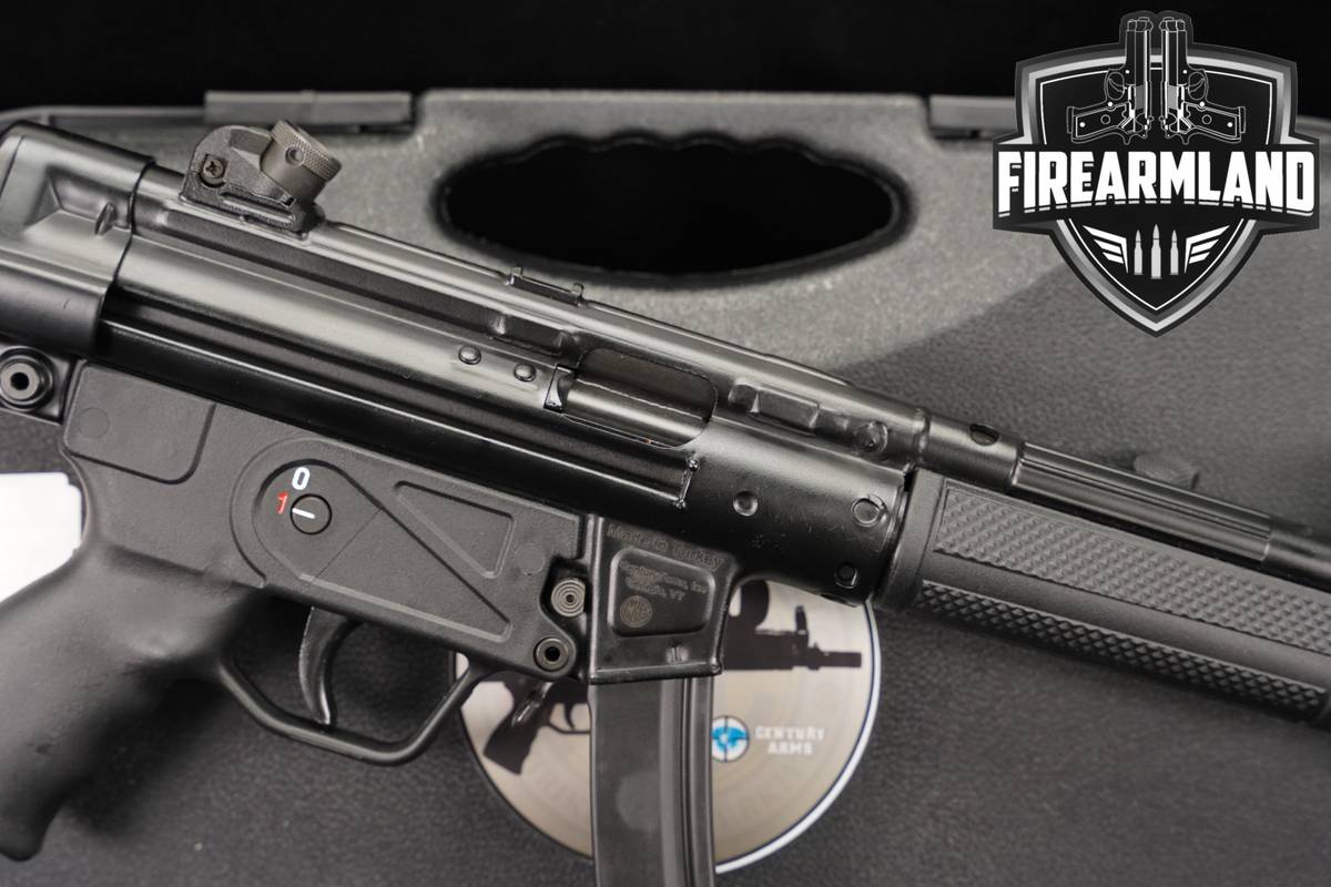 Century Arms MKE AP5 9mm 7.5 Black & Synthetic MP5 TRI-LUG +ORIG CASE