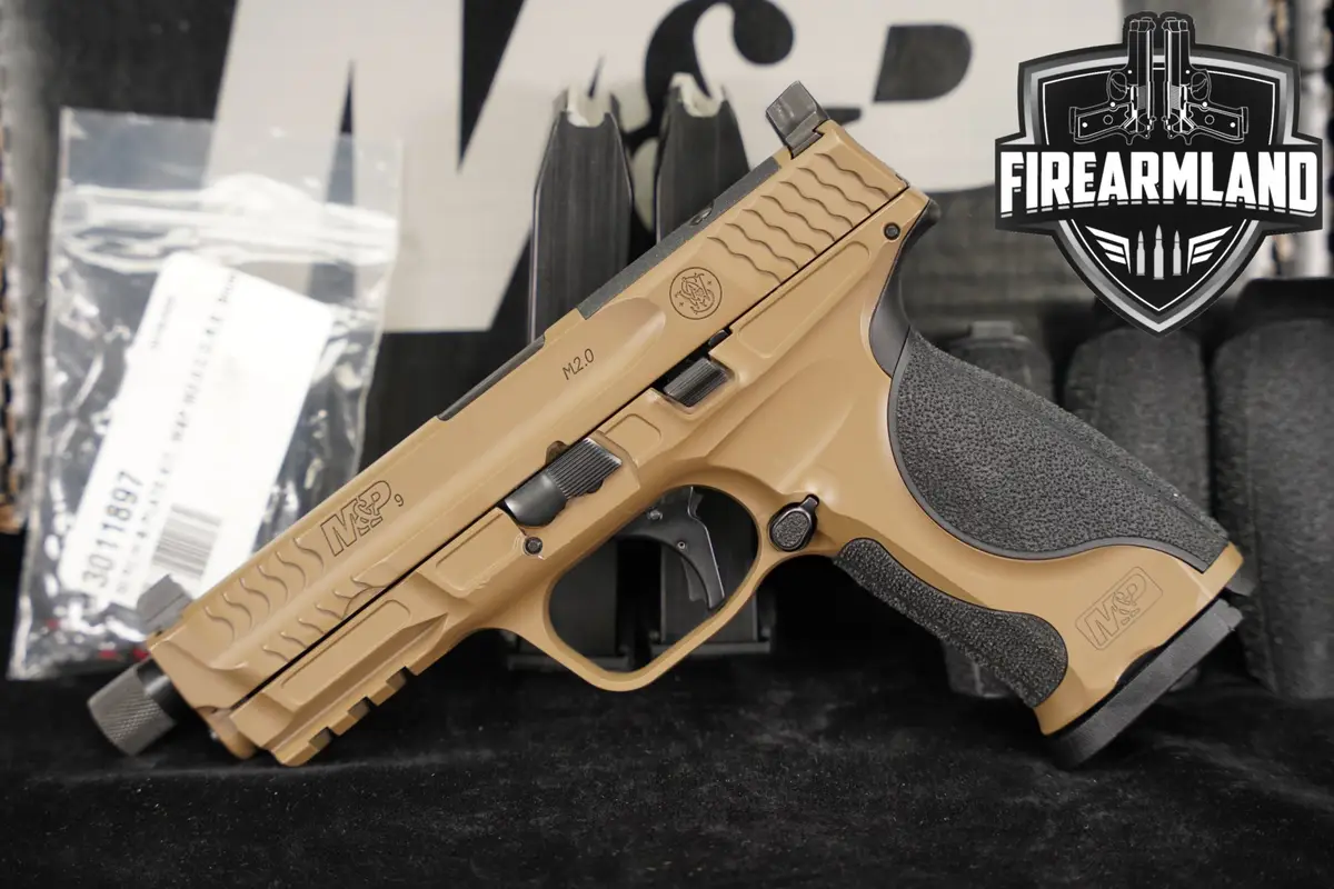 Smith & Wesson M&P9 M2.0 Metal, S&W Optics-Ready THREADED M&P 9 +3 MAGS