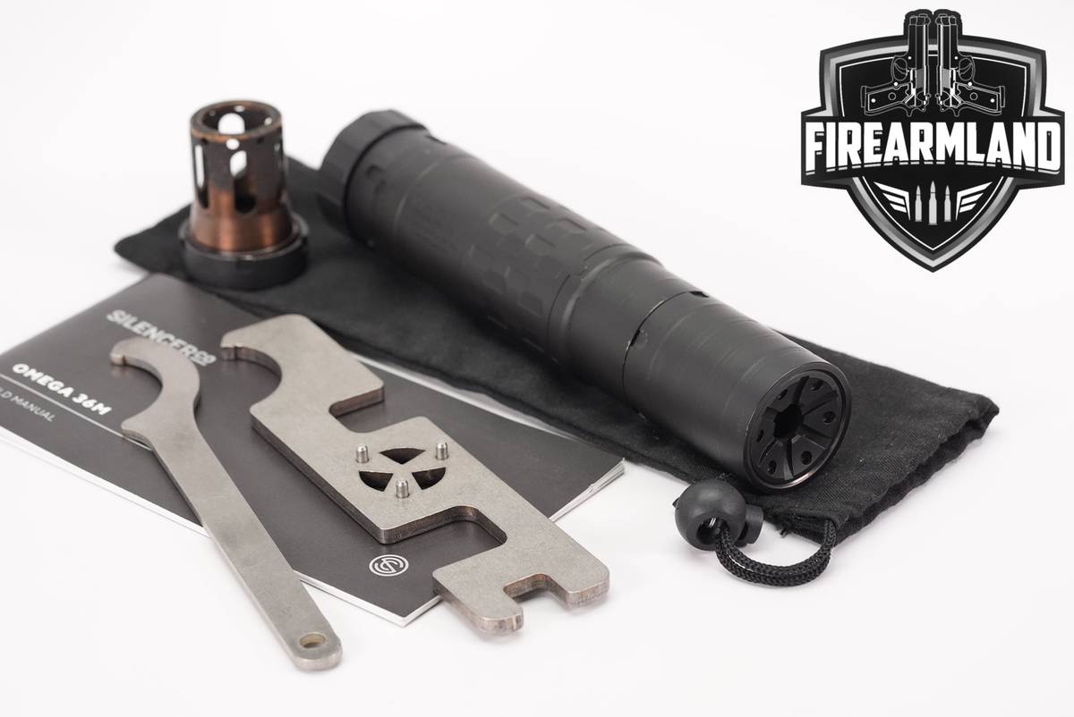 SilencerCo Omega 36M .36 6.85 Suppressor Silencer