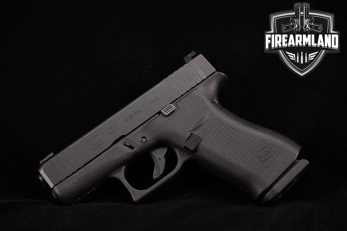 Glock 43X 9mm 3.41" Glock G43X G43-X +5 MAGS & HOLSTER