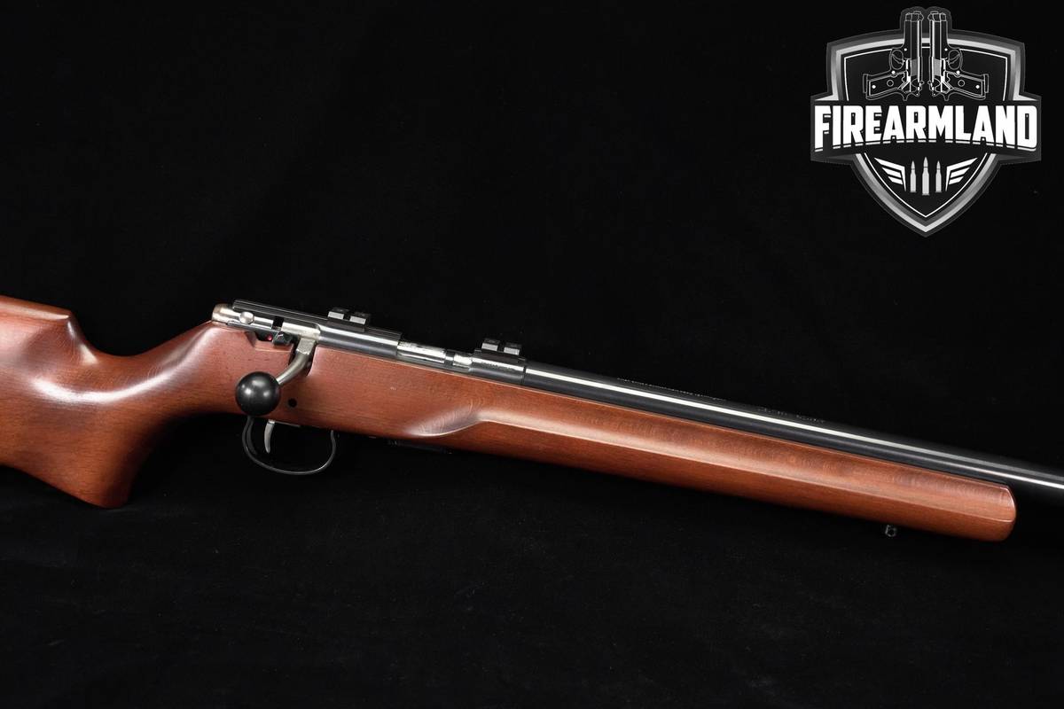 Anschutz Modell 1517 17 HMR 25.5 Heavy Barrel Blued & Hardwood Target Rifle