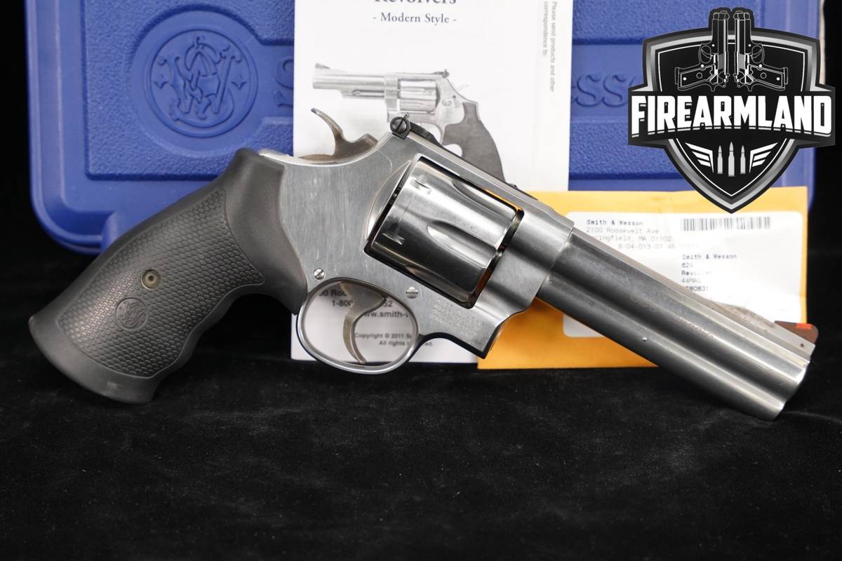 Smith & Wesson Model 629-6 Classic S&W 44 Rem Mag 5" Stainless M629 DA/SA