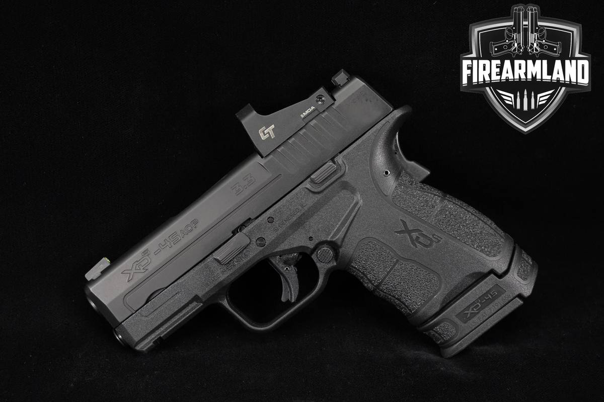 Springfield Armory XD-S Mod.2 45 ACP 3.3" Pistol +2 MAGS, ORIG BOX & OPTIC