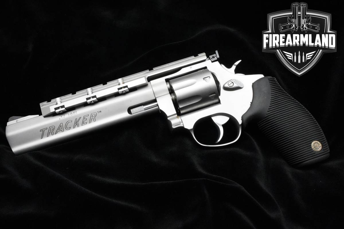 Taurus Tracker 17 HMR 6.5" Matte Stainless Taurus VENT RIB DA/SA