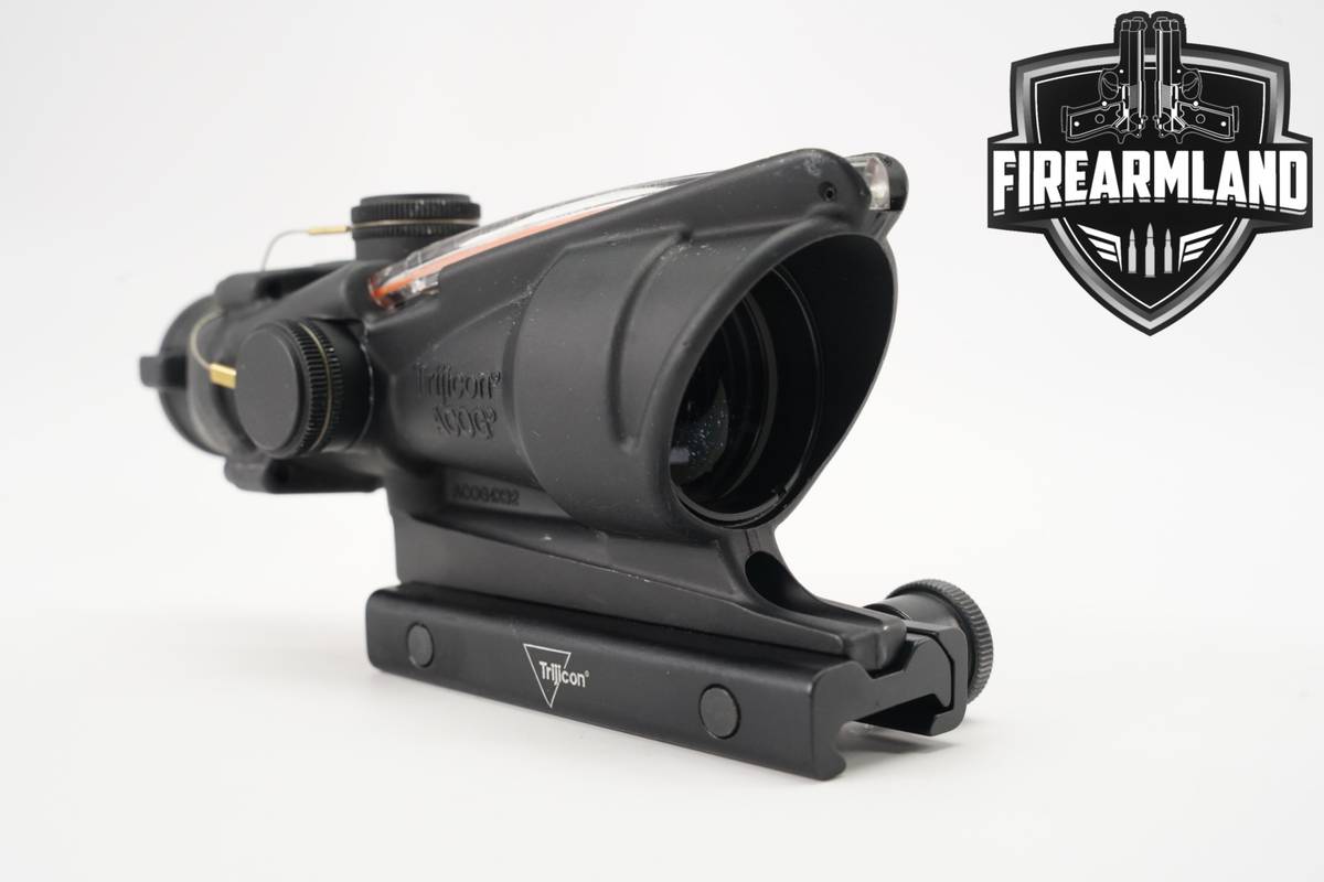 Trijicon ACOG 4x32 Red Chevron Reticle 4x Magnification Scope
