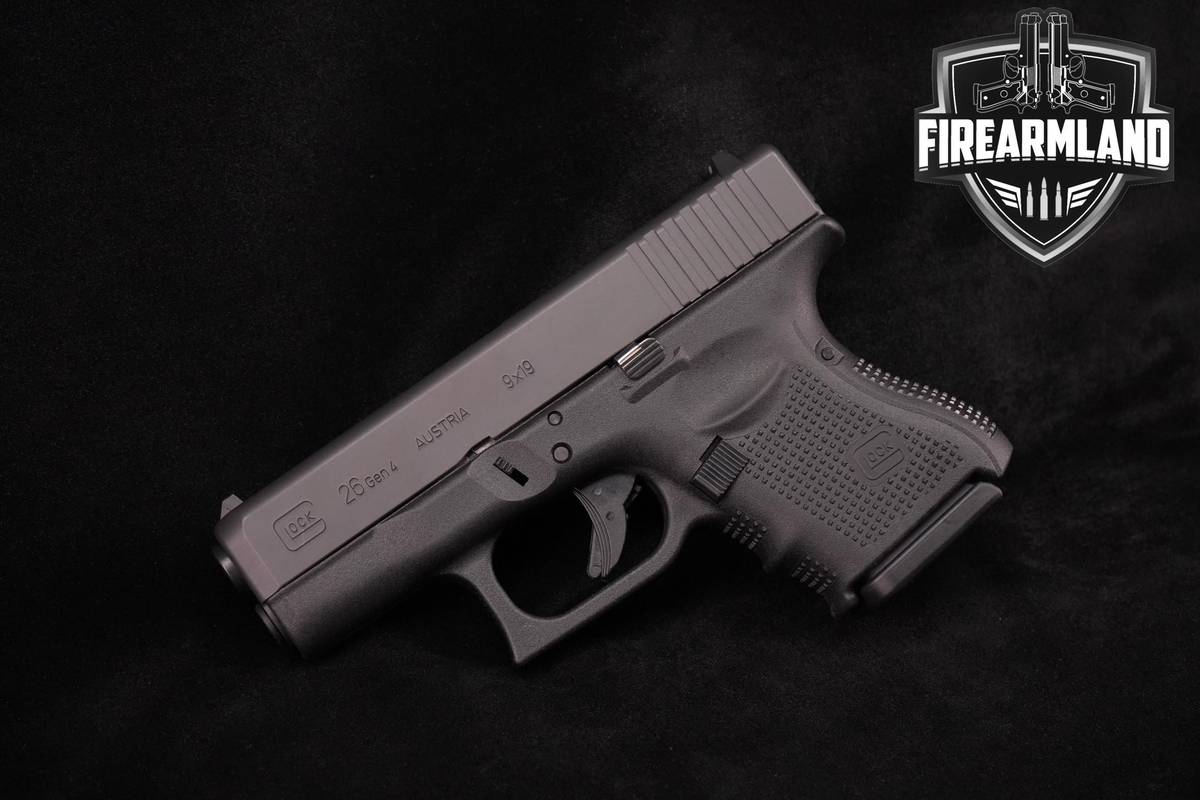 Glock 26 Gen4 9mm G26 Gen-4 +3 MAGS & ORIG CASE