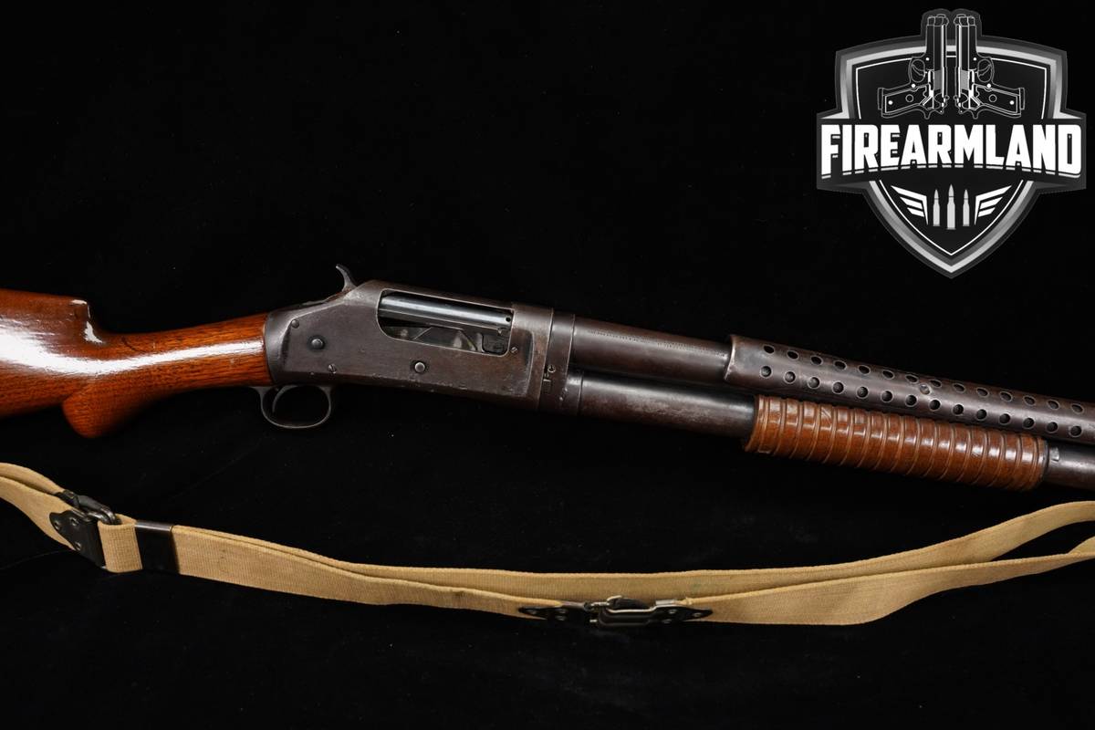 TRENCH SWEEPER! 1949 Winchester Model 97 U.S Ordnance Marked 12-Gauge 20"