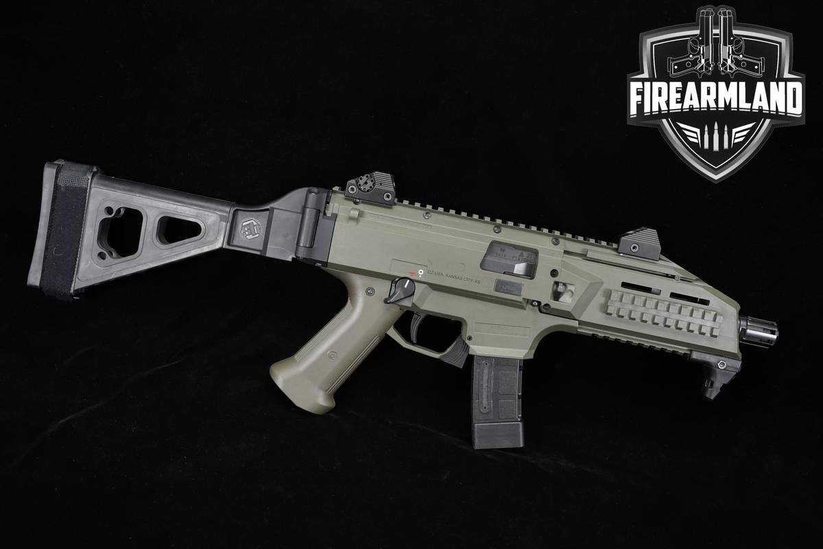 CZ Scorpion EVO 3 S1 Pistol 9mm 7.72" OD Green +ORIG BOX